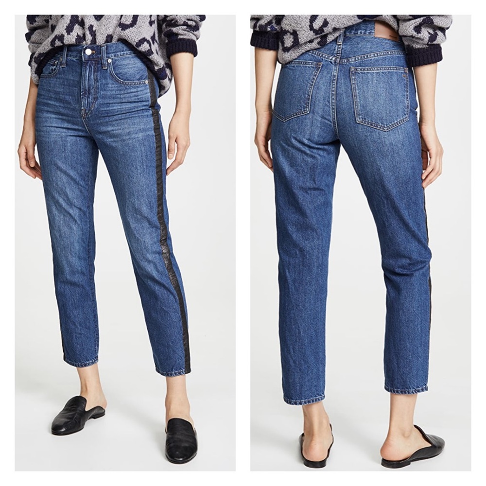 Madewell Perfect Vintage Metallic Tuxedo Stripe